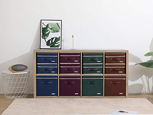 Foldable Fabric Closet Organizer Bins Box Storage (4 Count)