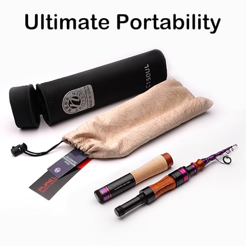 PURELURE Telescopic Fishing Rod Ultralight