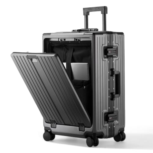 Zipperless 20 Inch Carry On Luggage
