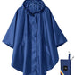 Unisex Rain Poncho Hooded Waterproof Raincoat for Adults Women