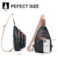 10L Crossbody Sling Bag for Women Men Anti Theft Cross Body Fanny Pack Belt Bag Purse Gifts for Women Faux Leather