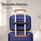 Luggage Set 3 Piece Suitcase Sets with Spinner Wheel (6 Count)