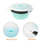 Blue Silicone Collapsible Food Storage Containers (3 Count)
