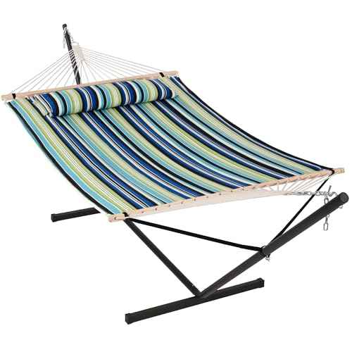 Patio Hammock with Stand 12FT Included for Outside