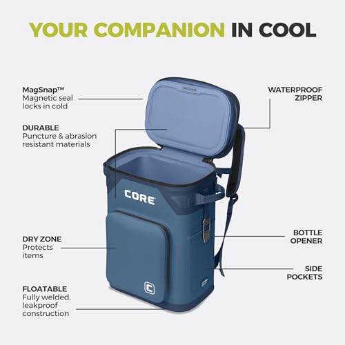 Magnetic Leak Proof 24 Can Soft Cooler with Waterproof Zipper