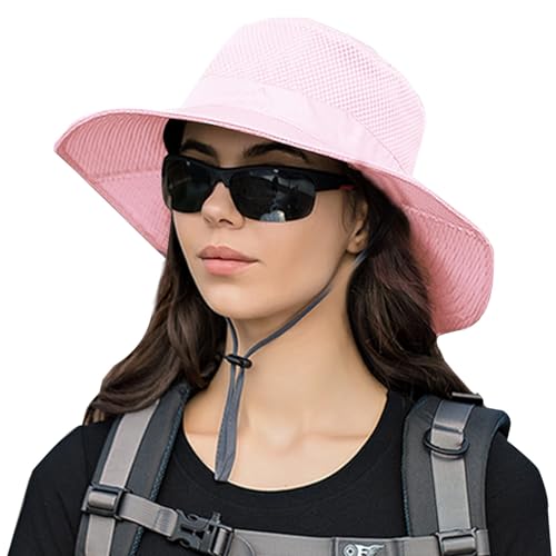 Sun Hats for Men Women UPF 50+ Breathable Wide Brim Summer Fishing