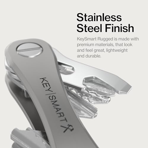 KeySmart Rugged Keychain Multitool Key Holder (2 Count)