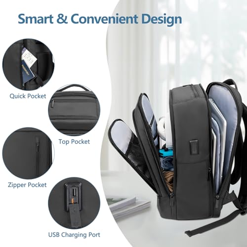 Business Travel Lightweight Laptop Backpack for Men