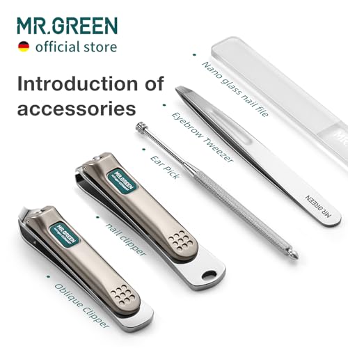 Colorful Manicure Set Practical Pedicure Kits Nail Clippers Personal Care Tools Facial Hair Scissors with Fashion Case