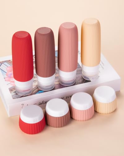 Travel Bottles for Toiletries 8 Pack (8 Count)