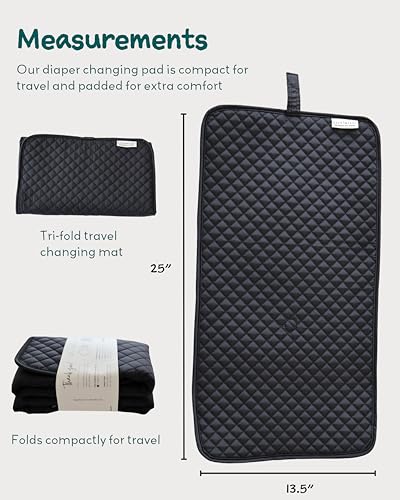 Diaper Changing Pad Portable with Magnetic Latches