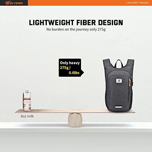 Small Daypack 10L Hiking Backpack Packable Lightweight Travel Day Pack for Women Men