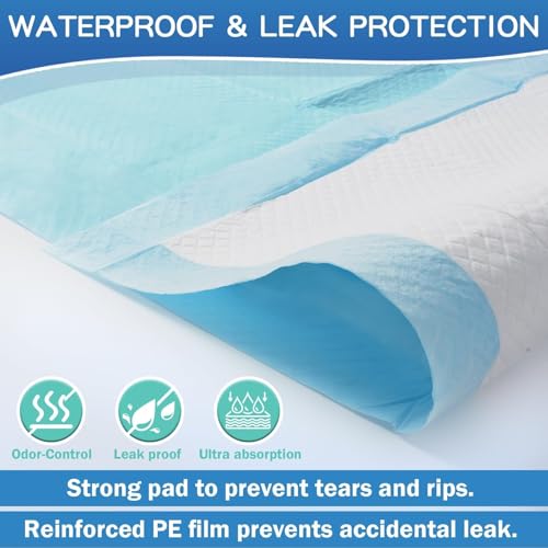Extra Large Chucks 36"x36" 100 Count Disposable Bed Pads Heavy Duty Absorbent Elderly Adults Incontinence Bed Pads
