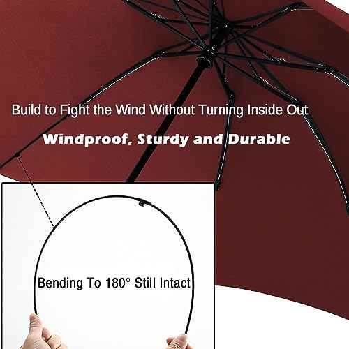 Umbrella Compact Inverted Folding Umbrellas Auto Open Auto Close