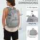 Large Lightweight Packable Hiking Backpack Foldable Travel Daypack