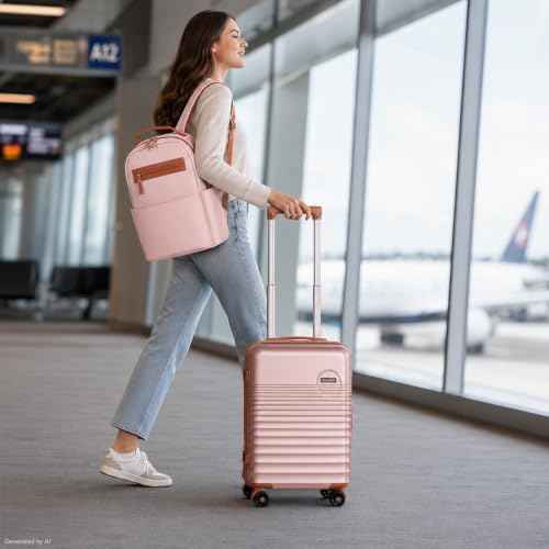 Carry On Luggage 22x14x9 Airline Approved Suitcase with Wheels