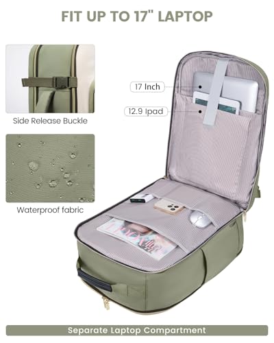 50L Travel Backpack for Women & Men