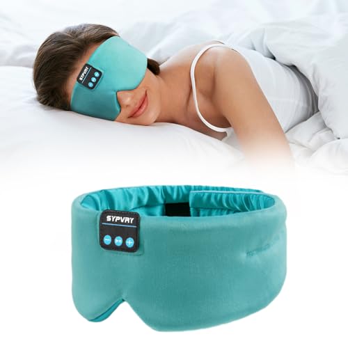 Sleep Mask Bluetooth 5.4 Headphones Soft Wireless Headband Eye Mask Blackout with Microphone