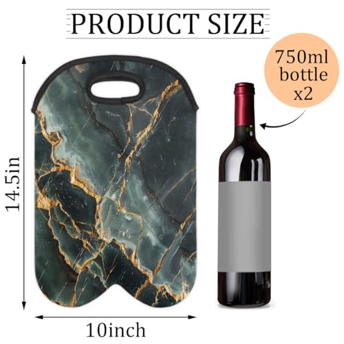 Wine Carrier Tote Personalized Bag for 2 Bottles