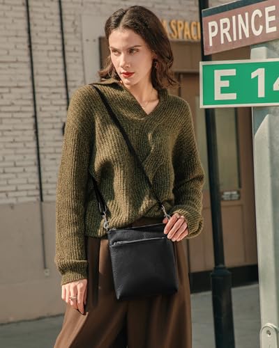 Genuine Leather Small Crossbody Bags for Women Travel Leather Purse