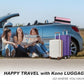 Carry On Luggage 22x14x9 Airline Approved with Spinner Wheels