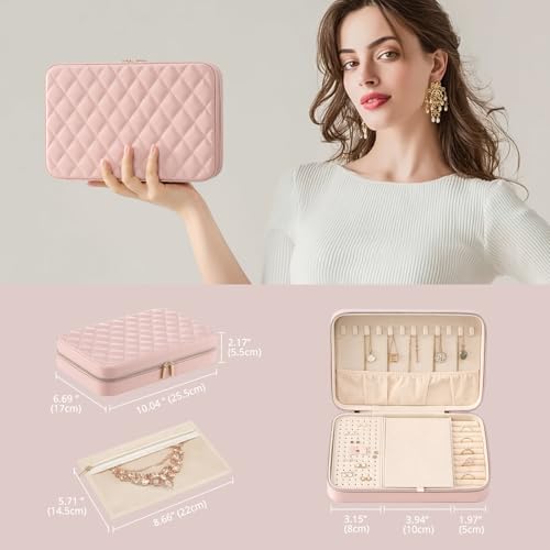 Travel Jewelry Case for Women Girls