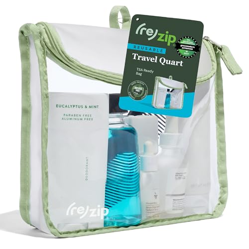 Clear Quart Travel Toiletry & Cosmetic Bag