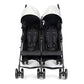 3Dlite Folding Lightweight Side by Side Double Stroller with 5