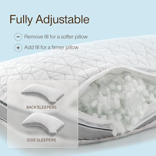 Eden Crescent Bed Pillow for Side & Back Sleepers