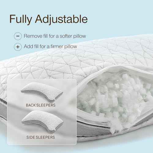 Eden Crescent Bed Pillow for Side & Back Sleepers