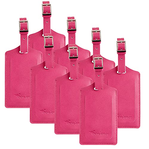8 Pack Luggage Tags for Suitcases Airplane Travel Essentials (8 Count)