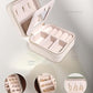 Travel Jewelry Organizer Boxes for Women Small Portable Necklace Earrings Bracelet Rings Travel Case Best Friend Birthday Gifts for Women Trendy