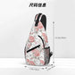 Sling Bag Floral Vintage Hiking Daypack Crossbody Shoulder Backpack Travel Chest Pack for Men Women