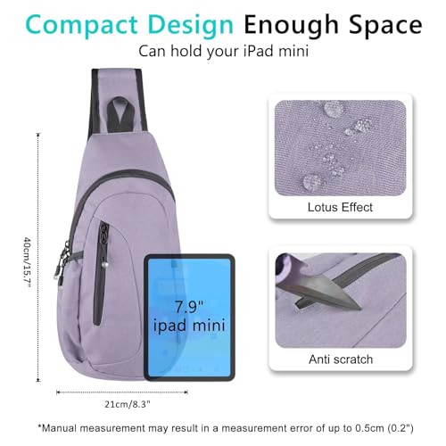 Small Sling Bag Lightweight Crossbody Bag for Women Men Hiking Backpack Travel Shoulder Bags Chest Daypack for Gym Work Casual Cycling Sports Z1