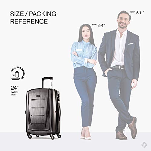 Winfield 2 Hardside Expandable Luggage with Spinner Wheels (60 Gram)