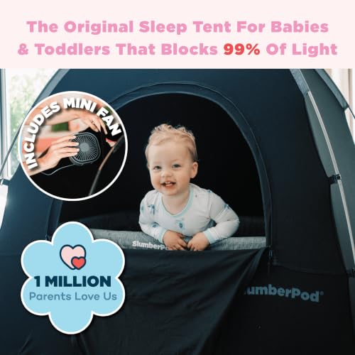 Original Blackout Sleep Tent with Fan for Pack N Play
