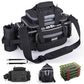 Fishing Tackle Bag with 4 3600 Tackle Boxes
