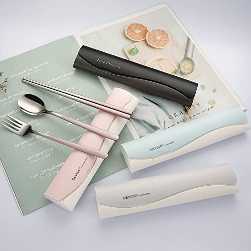 Travel Utensils with Case (4 Count)