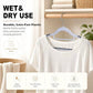 50 Pack Plastic Clothes Hangers (50 Count)