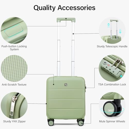 Underseat Carry On Luggage with Wheels