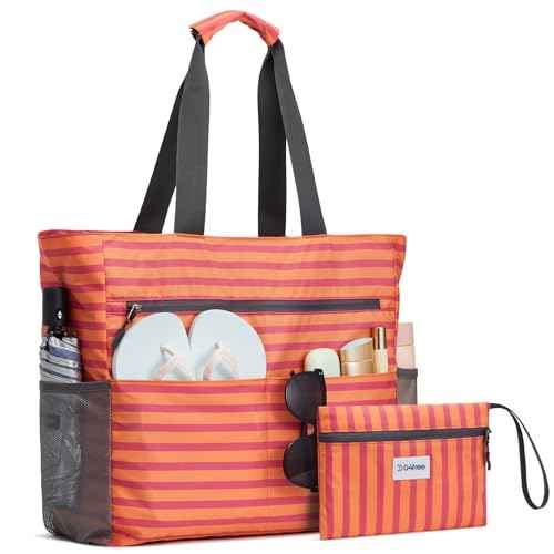 Beach Bag Waterproof Sandproof Large Capacity Foldable for Women