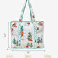 100% Cotton Quilted Tote Bag For Women