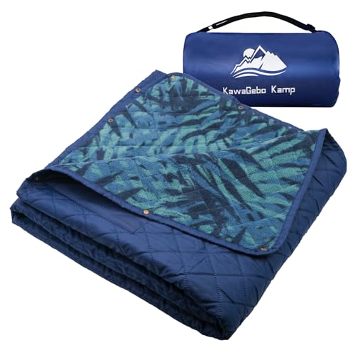 Large Waterproof Outdoor Blanket Thick Fleece 80" x 58"