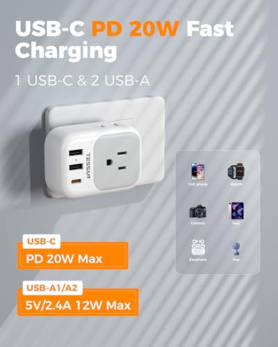Italy Travel Plug Adapter (2 Count)