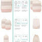 8 Set Space Saving Compression Packing Cubes Lightweight Packing Cube Begie