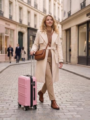 24 Inch Luggage Suitcase with Spinner Wheels TSA Lock