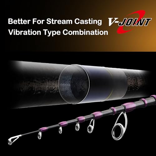 PURELURE Telescopic Fishing Rod Ultralight