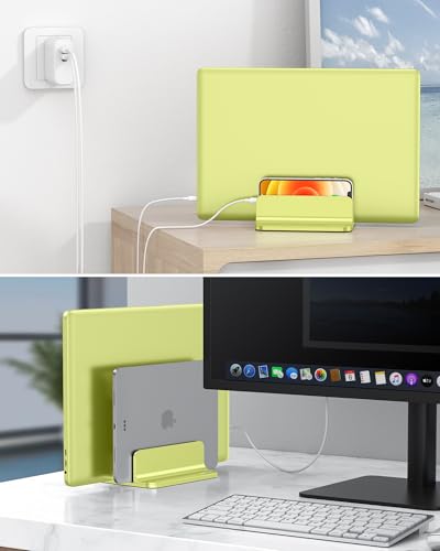 Dual Vertical Desk Laptop Stand Holder