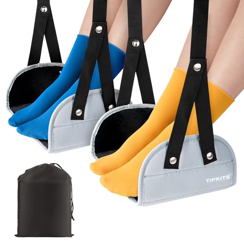 2 Pack Foot Hammock for Plane Travel (2 Count)