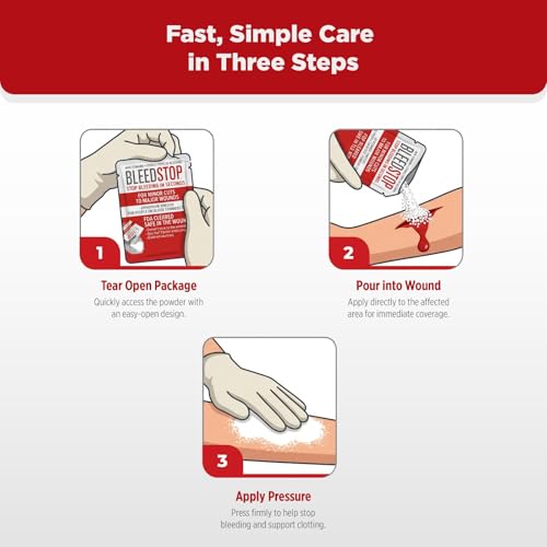 First Aid Powder for Blood Clotting (2 Count)